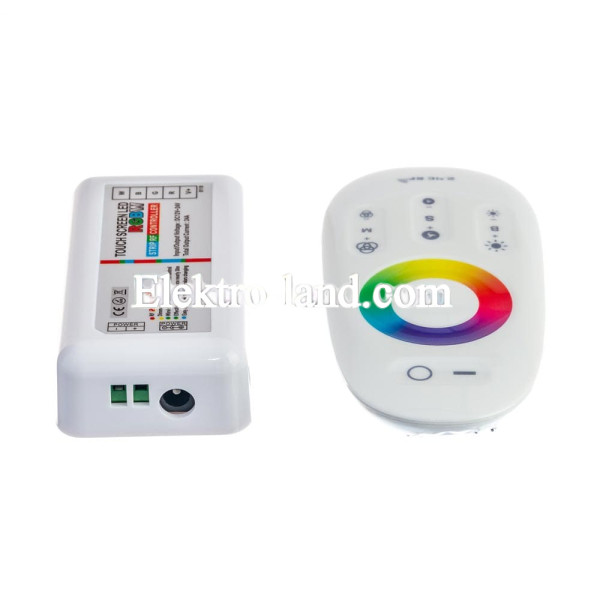 LED контроллер светодиодный RGBW 24А-288Вт, (IR 8 кнопок)